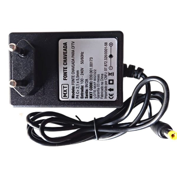 Fonte 9v 3amp (Entrega só na Loja Física)