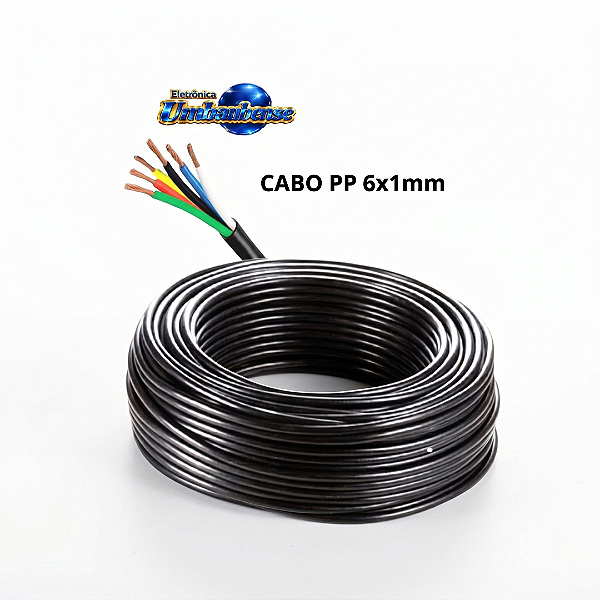 Cabo PP 6x1mm - 01 mt (Entrega só na Loja Física)