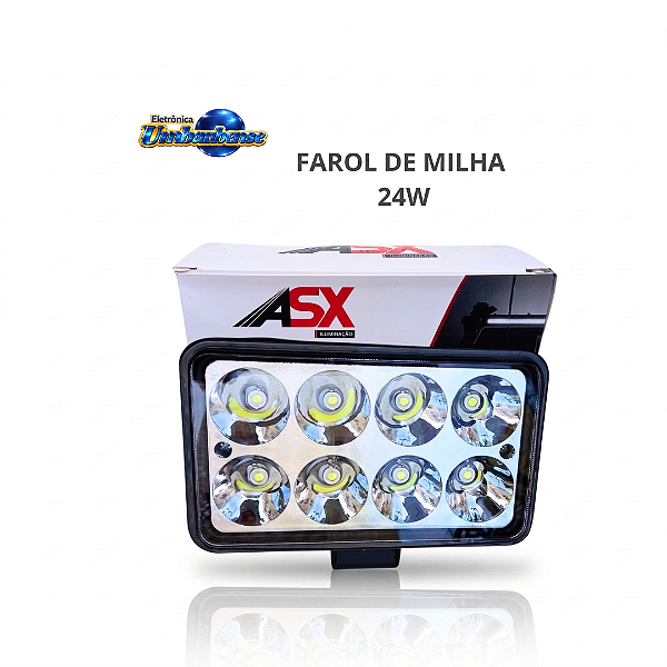Farol Retangular 24W (Entrega só na Loja Física)