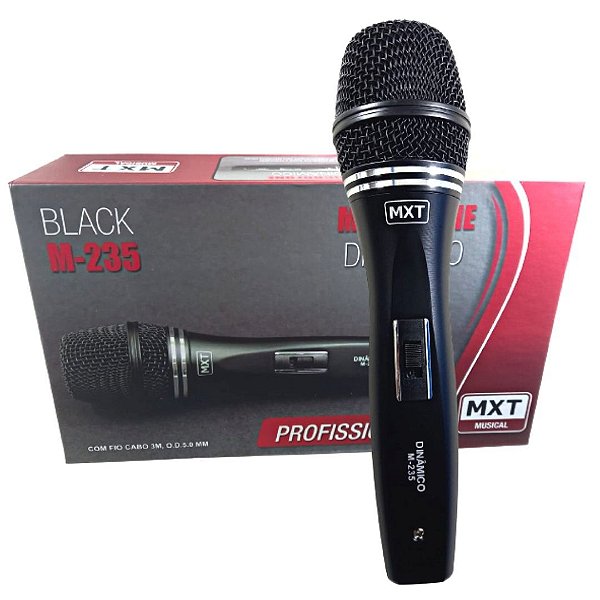 Microfone Dinámico M-235  (Entrega só na Loja Física)