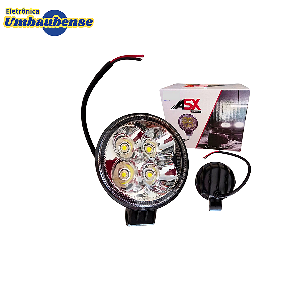 Farol de Led Redondo 13w (Entrega só na Loja Física)