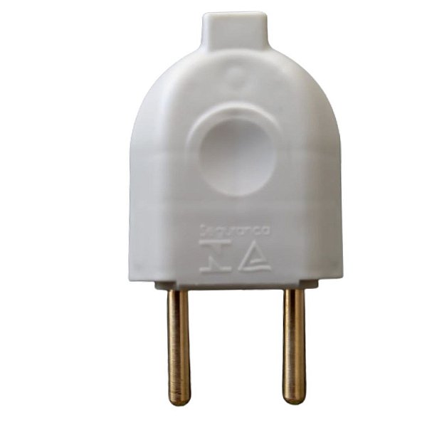 Tomada pino macho 10A  (Entrega só na Loja Física)