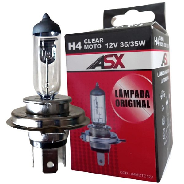 Lampada Farol de Moto H4 (Entrega só na Loja Física)