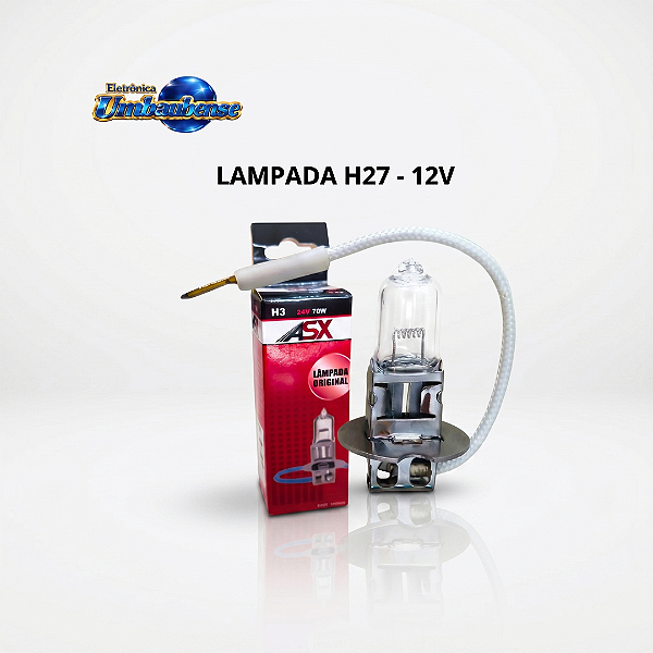Lampada H3 Transparente 24volts (Entrega só na Loja Física)