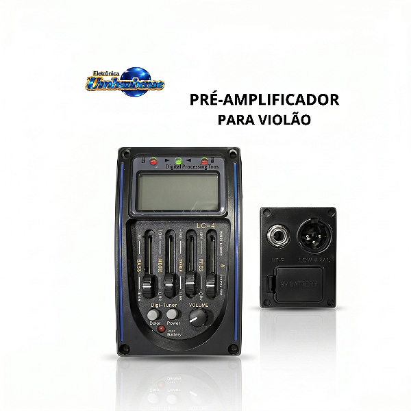 Pré- Amplificador para Violão (Entrega só na Loja Física)