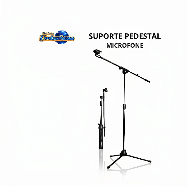Pedestal para Microfone Girafa (Entrega só na Loja Física)