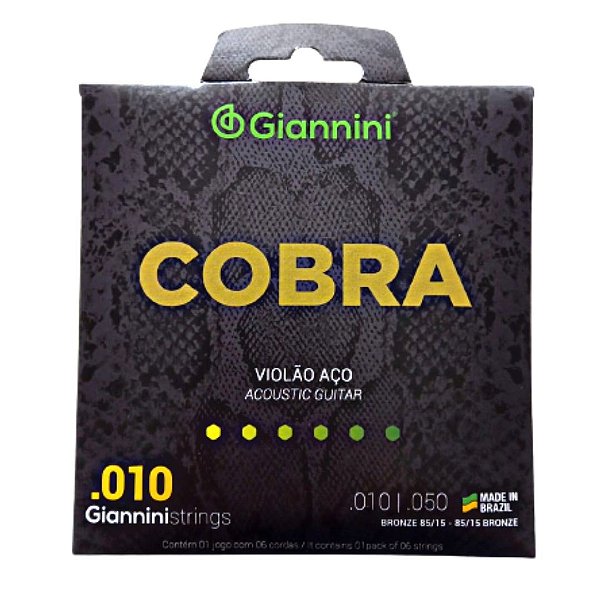 Encordoamento Giannini Cobra 10 (Entrega só na Loja Física)