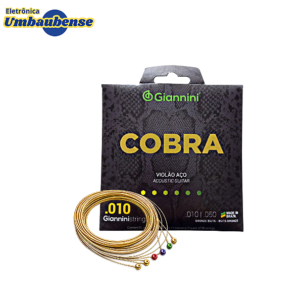 Encordoamento Giannini Cobra 10 (Entrega só na Loja Física)