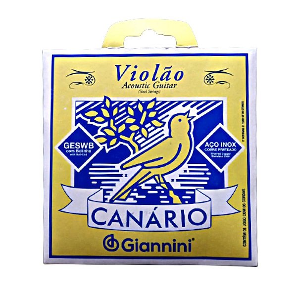 Encordoamento para Violão Aço com Bolinha (Entrega só na Loja Física)