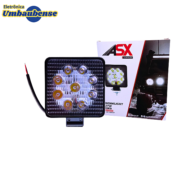 Farol Quadrado 27w (Entrega só na Loja Física)