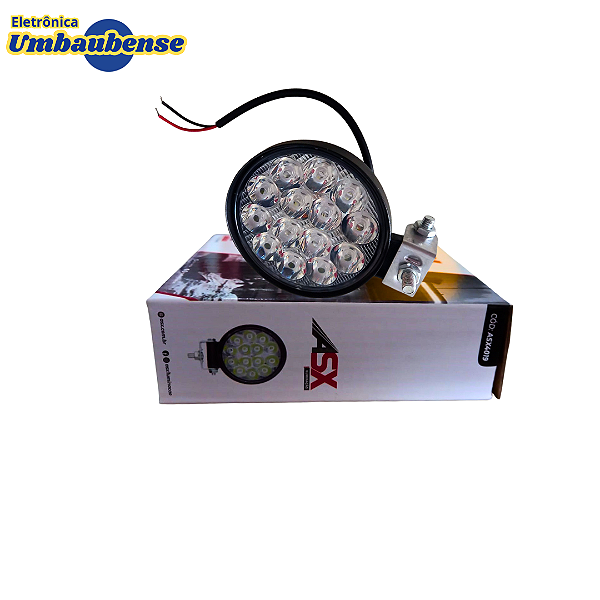 Farol de Led Redondo 9cm (Entrega só na Loja Física)