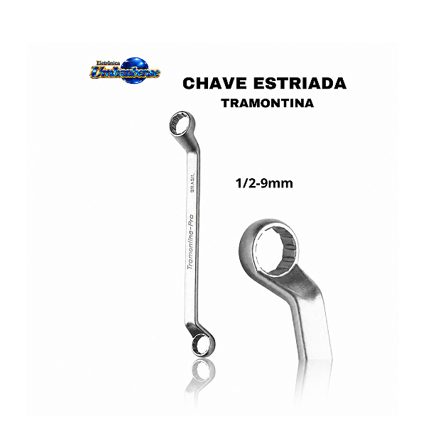Chave Estria 1/2 x 9/16 – ( Pronta entrega em Umbaúba na praça de Eventos! )
