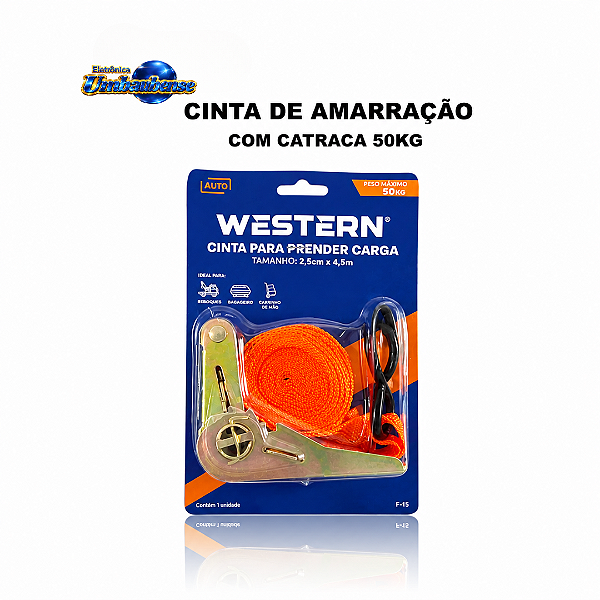 Cinta para carga com Catraca 50Kg – (Pronta entrega em Umbaúba na praça de Eventos! )