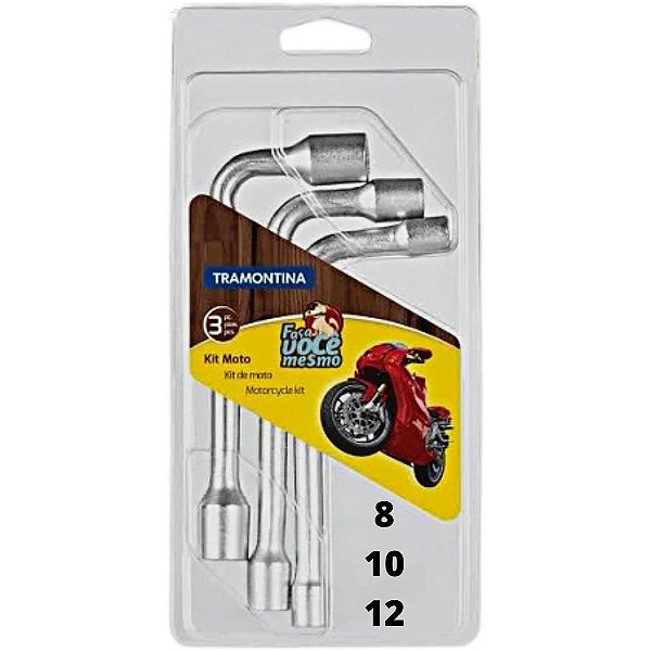 Kit Chave 8-10-12mm (Entrega só na Loja Física)