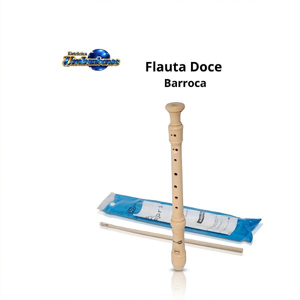 Flauta Doce Barroca (Entrega só na Loja Física)