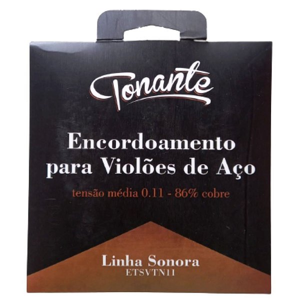 Encordoamento em Aço Para Violão n.011 Tonante (Entrega só na Loja Física)