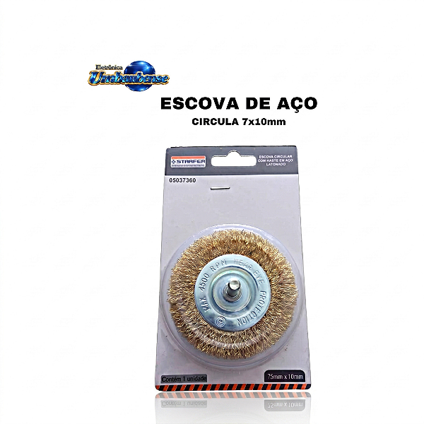 Escova Circular 75 x 10mm (Entrega só na Loja Física)