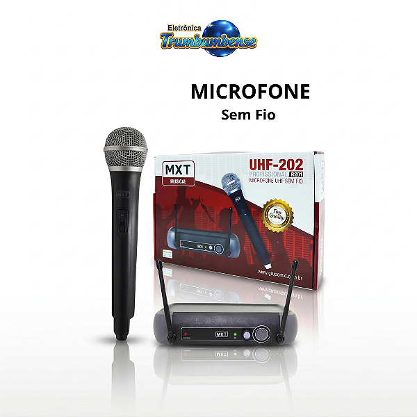 Microfone sem Fio (Entrega só na Loja Física)