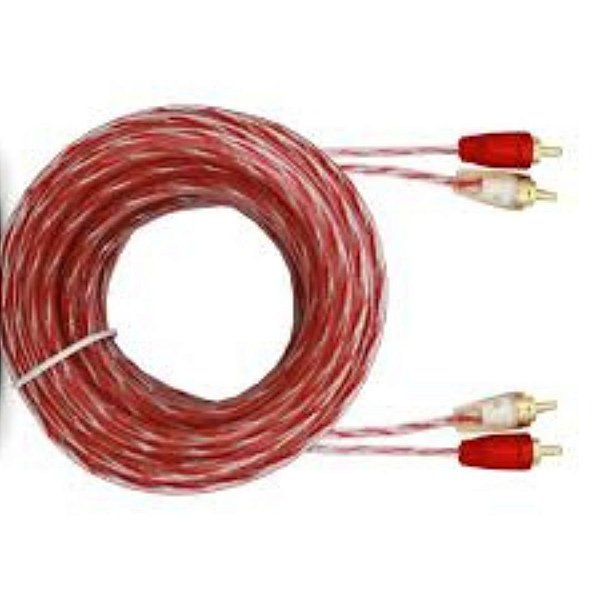 Cabo RCA 5mts (Entrega só na Loja Física)