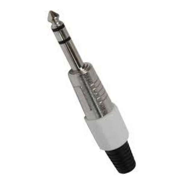 Plug  P10 stereo  (Entrega só na Loja Física)