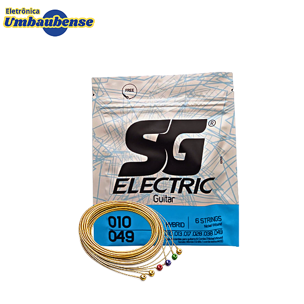 Encordoamento Para Guitarra 010 (Entrega só na Loja Física)