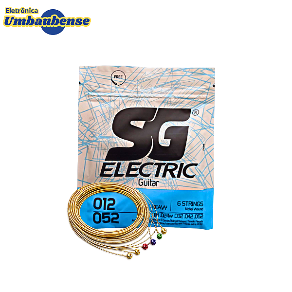 Encordoamento Para Guitarra 012 (Entrega só na Loja Física)