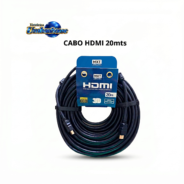Cabo HDMI 20mts (Entrega só na Loja Física)