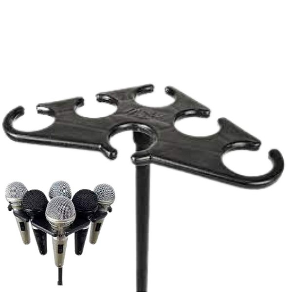 Suporte para 06 Microfones  (Entrega só na Loja Física)