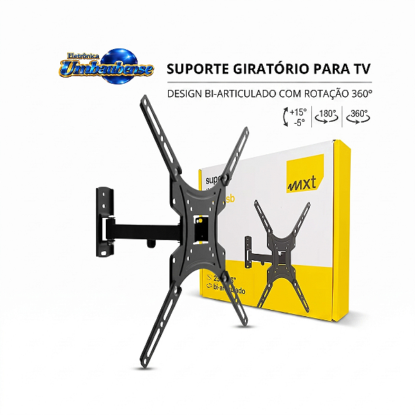 Suporte Giratório para TV 23" a 55" | Pronta Entrega em Umbaúba