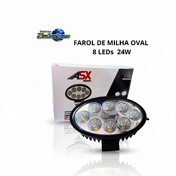 Farol de Milha Oval 24W (Entrega só na Loja Física)