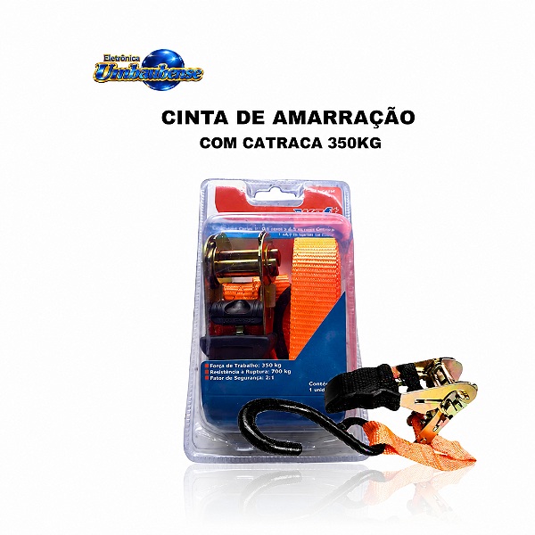 Cinta com Catraca de Amarração 350Kg – (Pronta entrega em Umbaúba na praça de Eventos! )