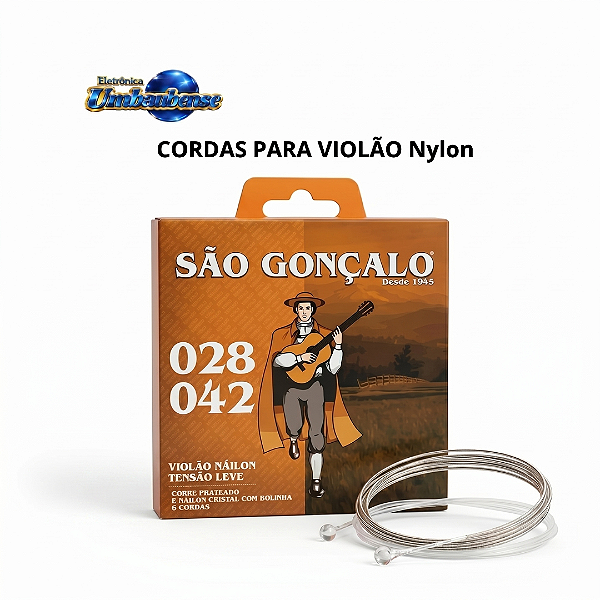 Encordoamento Violão Nylon (Entrega só na Loja Física)