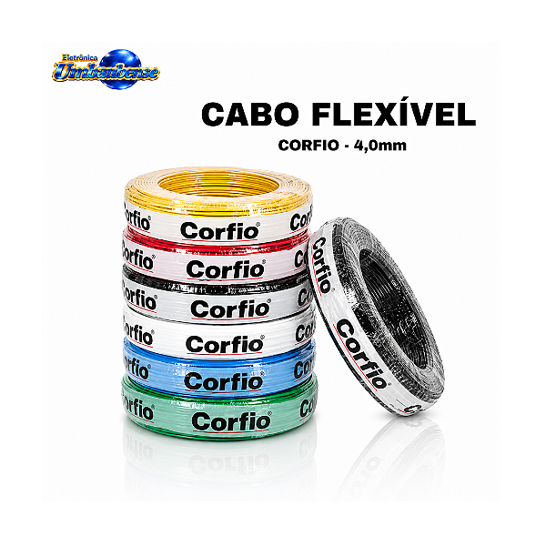 Cabo Flexível 4mm² | Pronta Entrega em Umbaúba