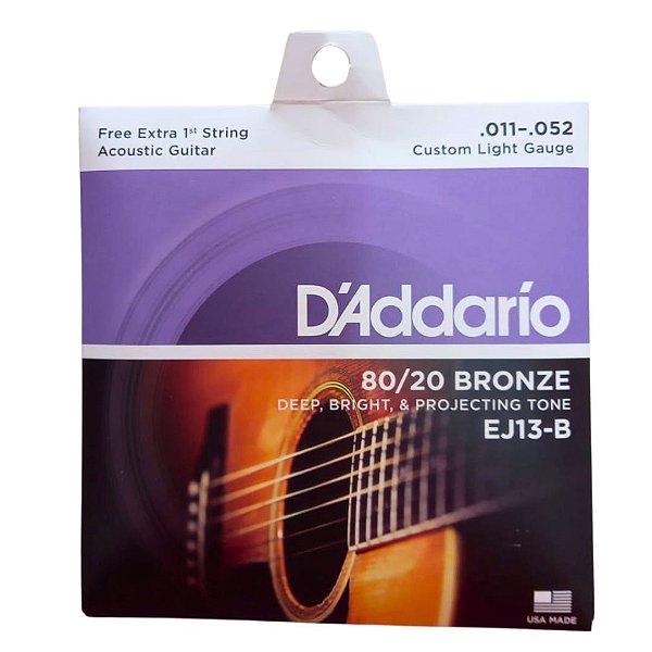 Encordoamento Violão Dàddario 011 (Entrega só na Loja Física)