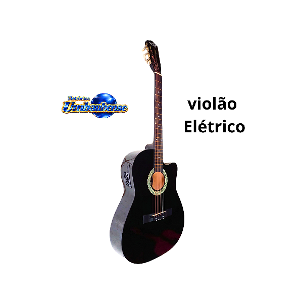 Violão Elétrico Aço 39-A (Retirada só na loja física)