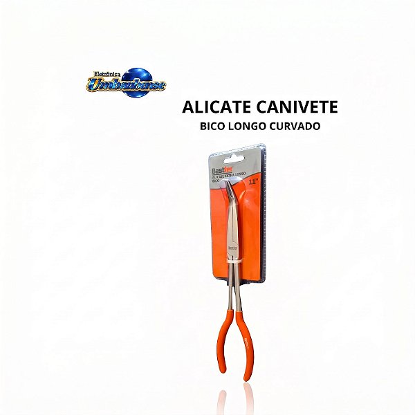 Alicate de Bico Longo Curvo (Entrega só na Loja Física)
