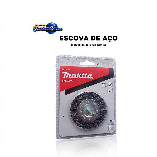 Escova Circular 75x6mm (Entrega só na Loja Física)