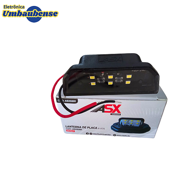 Lanterna de Placa 6 leds (Entrega só na Loja Física)