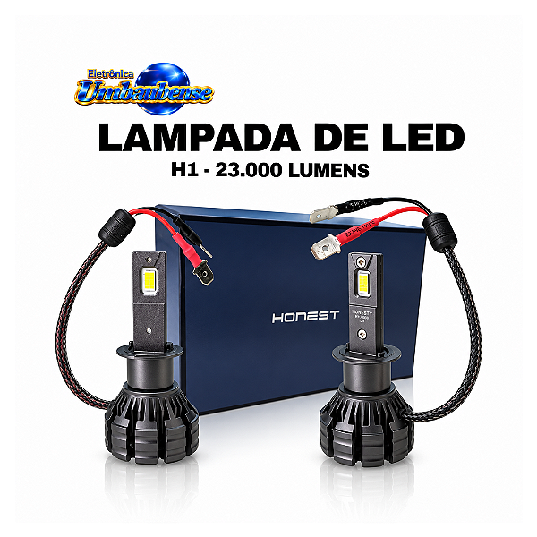 Lâmpada de LED H1 - 23.000 Lúmens | Pronta Entrega em Umbaúba