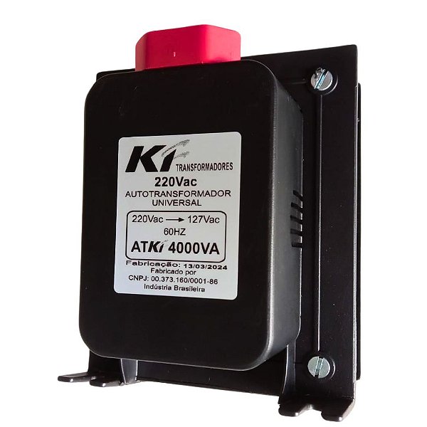 Transformador 110/220v 4000va (Retirada só na loja física)