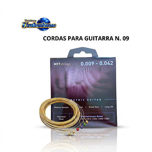 Encordoamento Para Guitarra 09 (Entrega só na Loja Física)