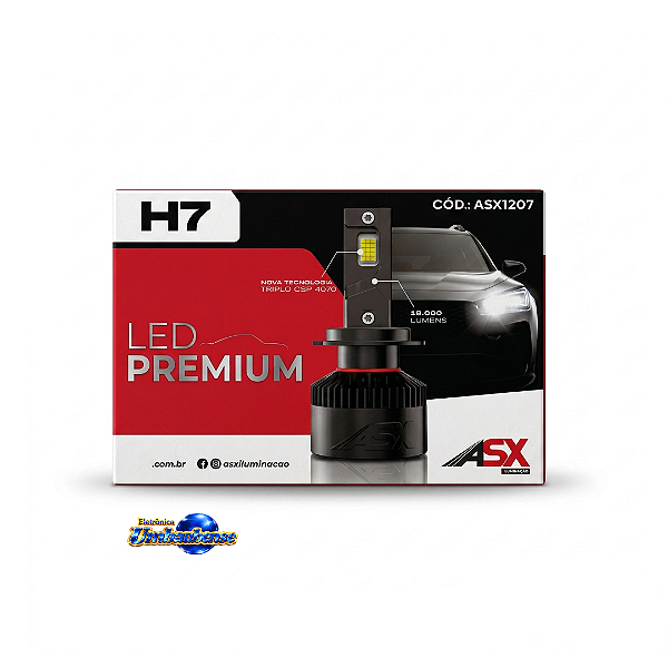 Lampada Led H7 - 18000Lumens (Entrega só na Loja Física)