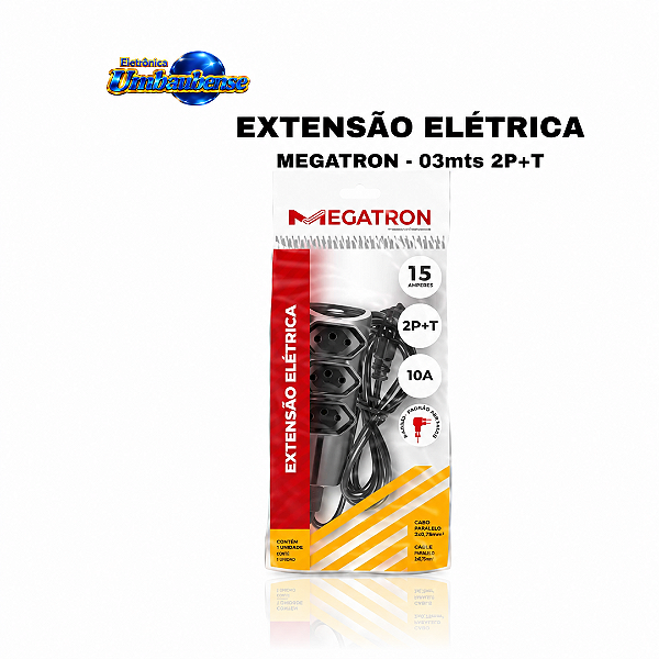 Extensão 03 metros (Entrega só na Loja)
