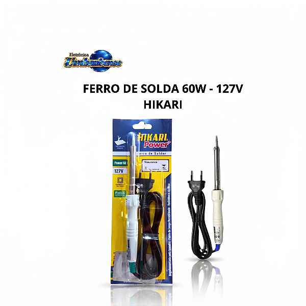 Ferro de Solda Hikari Power 60 (Entrega só na Loja Física)
