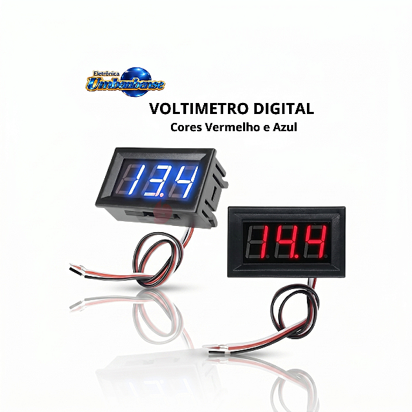 Voltímetro Digital (Entrega só na Loja Física)