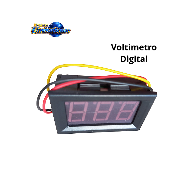 Voltímetro Digital (Entrega só na Loja Física)