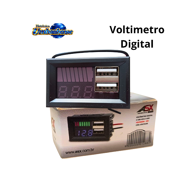 Voltímetro Digital (Entrega só na Loja Física)