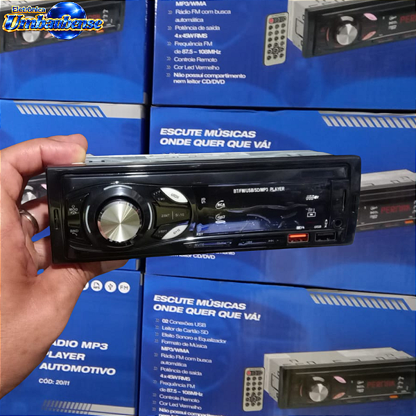 Rádio MP3 Player (Retirada só na Loja Física)
