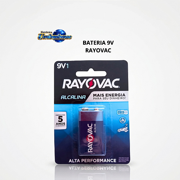 Bateria 9v Alcalina (Entrega só na Loja Física)