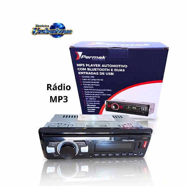 Rádio MP3 Player (Retirada só na Loja Física)